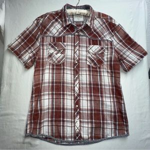 BKE Vintage Casual Button Up Shirt